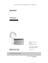Sony KDL-70W856B Manual do proprietário