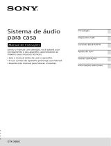 Sony GTK-XB60 Manual do proprietário