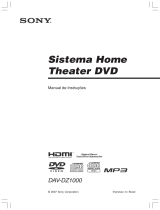 Sony DAV-DZ1000 Manual do proprietário