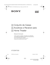 Sony HT-DDW7000 Manual do proprietário
