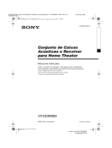 Sony HT-DDW885 Manual do proprietário