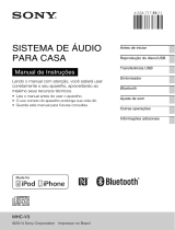 Sony MHC-V3 Manual do proprietário