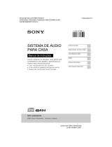 Sony MHC-ESX8 Manual do proprietário