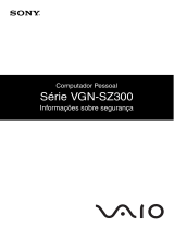 Sony VGN-SZ350BP Manual do proprietário