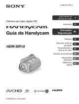 Sony HDR-SR10 Manual do proprietário