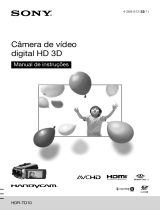 Sony HDR-TD10 Manual do proprietário
