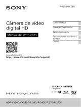 Sony HDR-CX240 Manual do proprietário