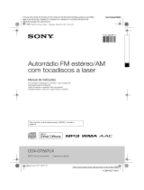 Sony CDX-GT567UX Manual do proprietário