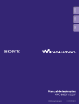 Sony NWD-E023F Manual do proprietário