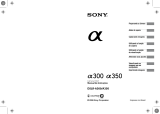 Sony DSLR-A300 Manual do proprietário
