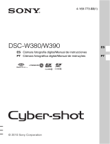 Sony DSC-W390 Manual do proprietário