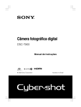 Sony DSC-T900 Manual do proprietário