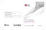 LG LGP970.AESPTL Manual do usuário
