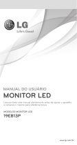 LG 19EB13P-B Manual do usuário