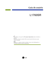LG L1760SR-BF Manual do usuário