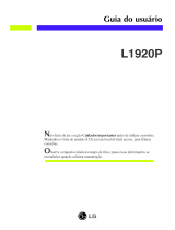 LG L1920PF Manual do usuário