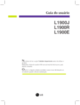 LG L1900R-BF Manual do usuário