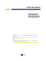 LG W2600H-PF Manual do usuário