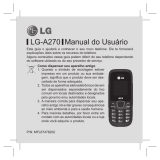 LG LGA270.AAGRBK Manual do usuário