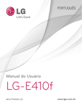 LG E410 Manual do usuário