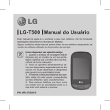 LG LGT500.AVDIBK Manual do usuário