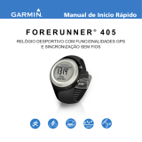 Garmin Forerunner 405 Manual do proprietário