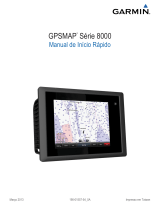 Garmin Wyswietlacz wielofunkcyjny GPSMAP 8008 Manual do proprietário