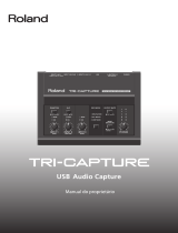 Roland TRI-Capture Manual do proprietário