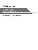 Roland GO:PIANO88 Manual do proprietário