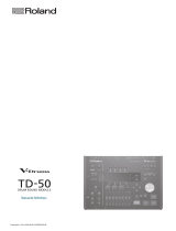 Roland TD-50K Manual do usuário