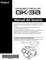 Roland GK-3B Manual do usuário