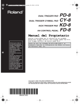 Roland FD-8 Manual do usuário