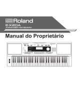 Roland E-X20A Manual do proprietário