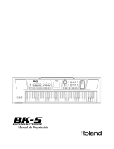 Roland BK-5 Manual do usuário