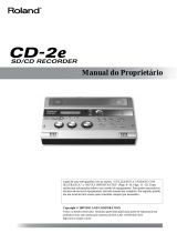 Roland CD-2e Manual do usuário