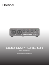 Roland DUO-CAPTURE EX Manual do usuário