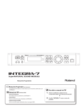 Roland INTEGRA-7 Manual do usuário