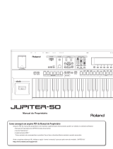 Roland JUPITER-50 Manual do usuário
