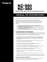 Roland KC-550 Manual do usuário