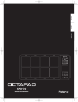 Roland OCTAPAD SPD-30 Versão 2 Manual do usuário