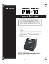 Roland PM-10 Manual do usuário
