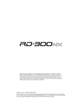 Roland RD-300NX Manual do usuário