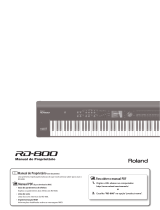Roland RD-800 Manual do usuário