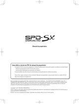 Roland SPD-SX Manual do usuário