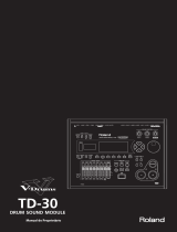 Roland TD-30 Manual do usuário
