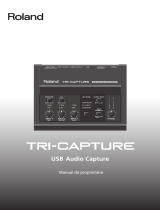 Roland TRI-Capture Manual do usuário