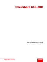 Barco ClickShare CSE-200 Manual do usuário