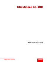 Barco ClickShare CS-100 Manual do usuário