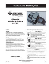 Greenlee 910CL Manual do usuário