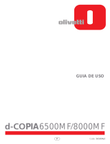 Olivetti d-Copia 6500MF - 8000MF Manual do proprietário